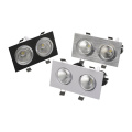 2 têtes carré encastrée Downlight 2 * 10W